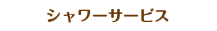 シャワーサービス